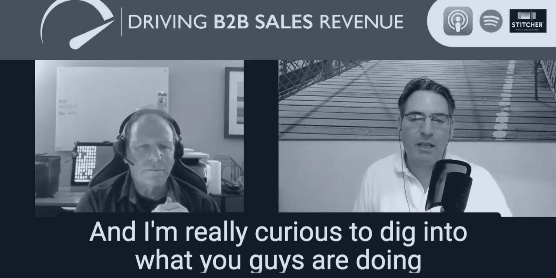 Traq’s CEO Adam Rubenstein joined the Driving B2B Sales Revenue Podcast
